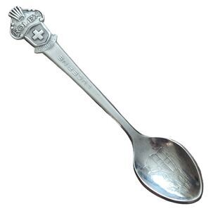 Vtg Rolex Crown Spoon Bucherer Of Switzerland Lucerne Silver Plated Collectible